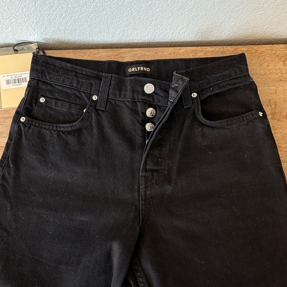 Girlfriend Collective Bella Low Rise Boyfriend Jeans- Black SZ 23 fit oversized - Picture 9 of 9